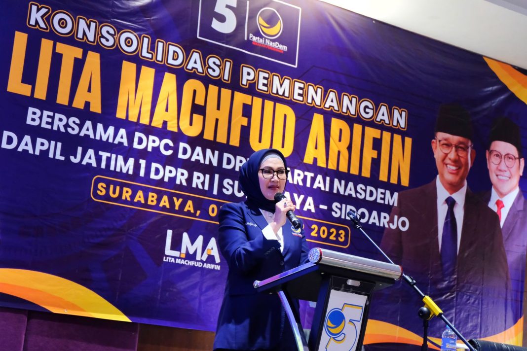 Mantapkan Perjuangan di Pemilu 2024, Lita Machfud Arifin Solidkan Mesin Partai