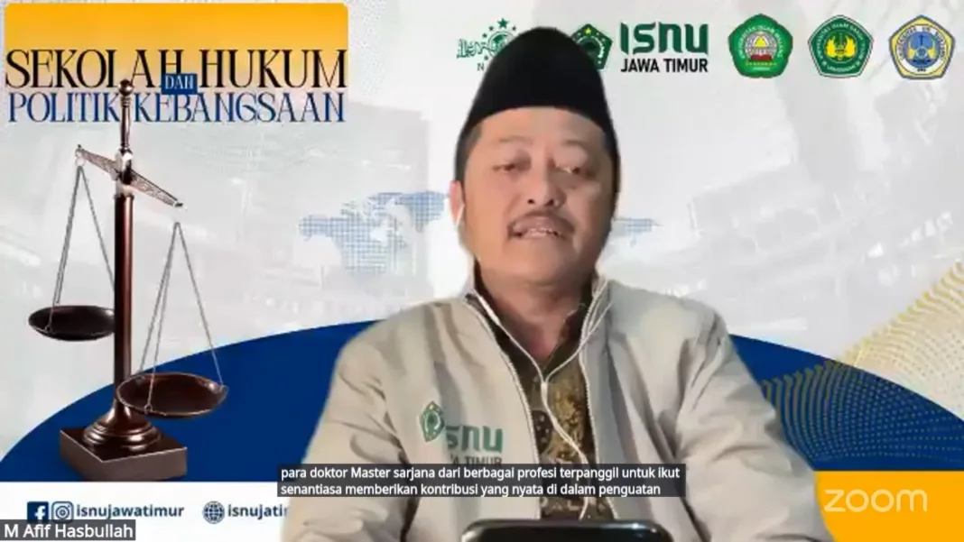 Sekolah Hukum Politik ISNU Jatim, Perkuat Wawasan Kebangsaan Lewat Kajian Fiqh