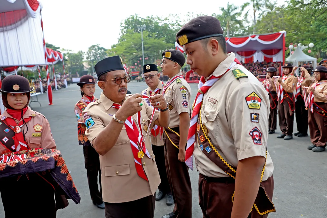 Hari Pramuka ke-64, Cak Ji Tekankan Karakter dan Gotong Royong Pemuda