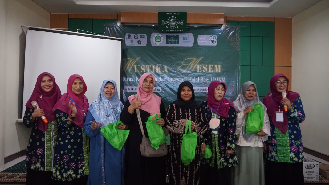 Muslimat NU Surabaya Dorong Kemandirian Ekonomi Perempuan Lewat Gerakan Mustika Mesem