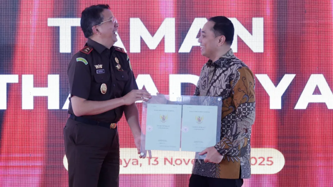 Kolaborasi Kejati dan Pemkot Surabaya Selamatkan Aset Waduk UNESA