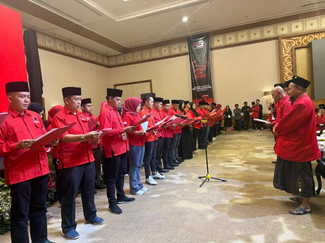 Taufadi Resmi Menahkodai Ketua DPC PDI Perjuangan Kabupaten Pamekasan Periode 2025-2030