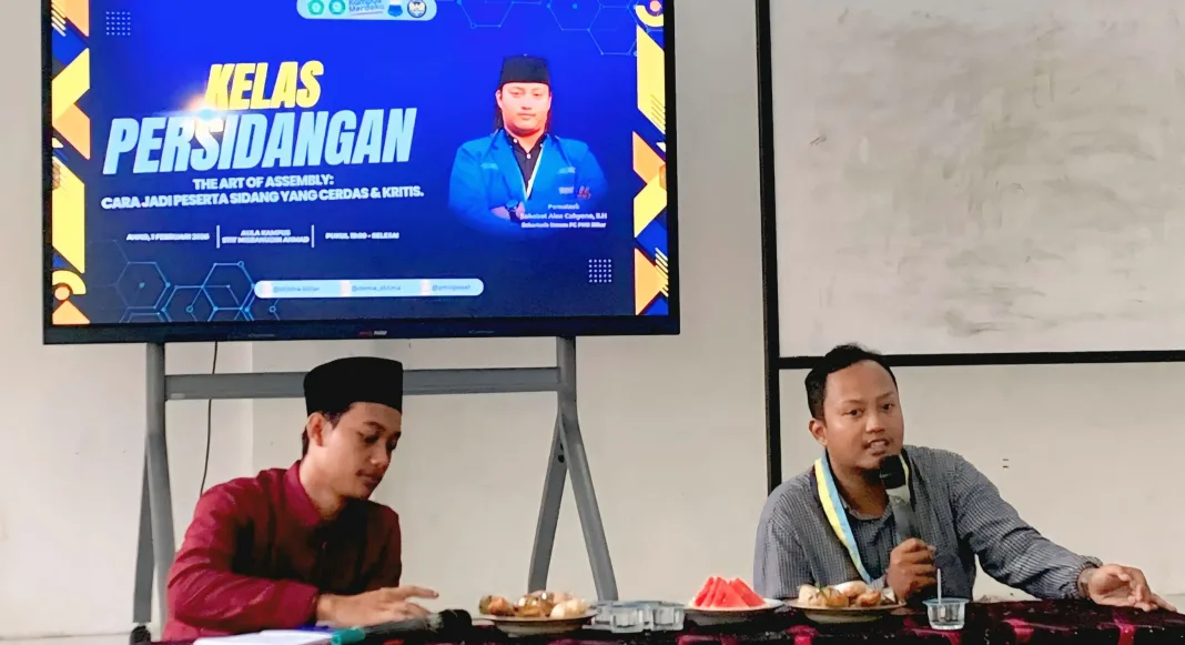 PMII Blitar Bekali Mahasiswa STITMA Etika Persidangan Organisasi Kampus