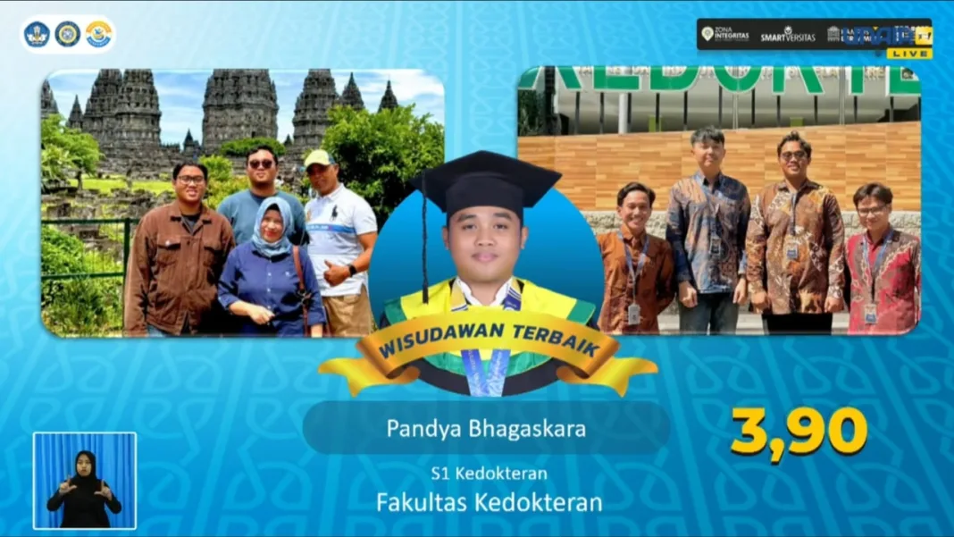 Disiplin Pandya Bhagaskara Antar Raih Lulusan Terbaik FK UNAIR
