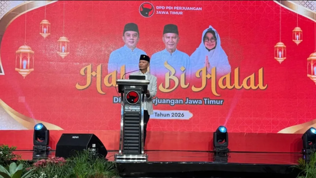 Halal Bihalal PDIP Jatim Tegaskan Sinergi NU-Nasionalisme