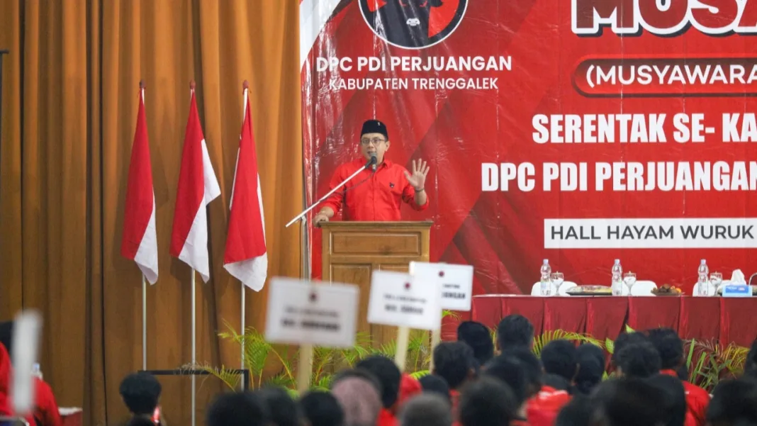 Musancab PDI Perjuangan Trenggalek, Deni Tekankan Peran Perempuan dalam Politik