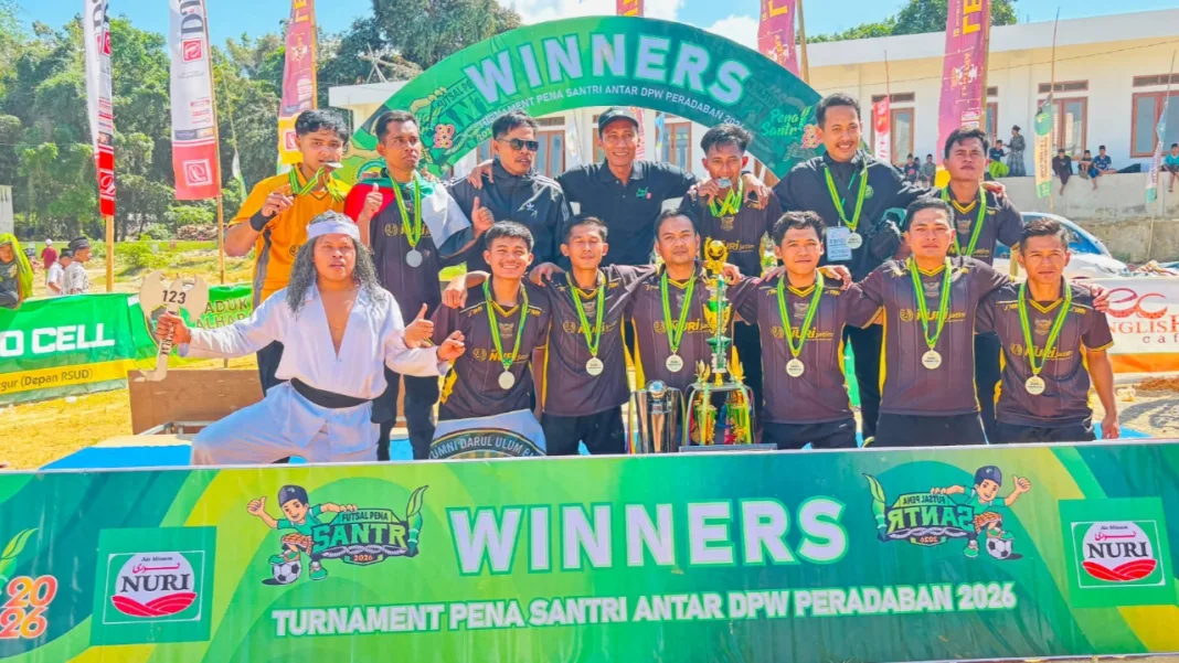 DPW Palengaan Juara Futsal Pena Santri 2026, Taklukkan Pegantenan di Final