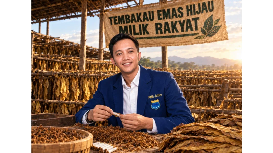 Tembakau Jadi Sumber Cukai, PMII Jatim Soroti Nasib Petani