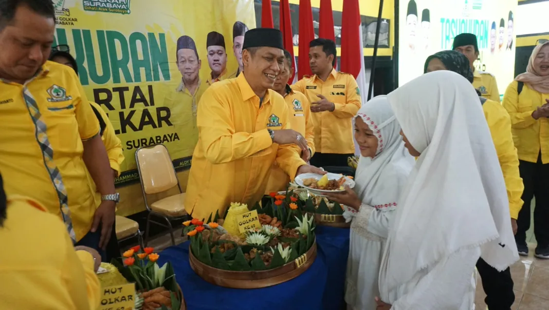 Golkar Surabaya Rayakan HUT ke-62 dengan Santunan Anak Yatim